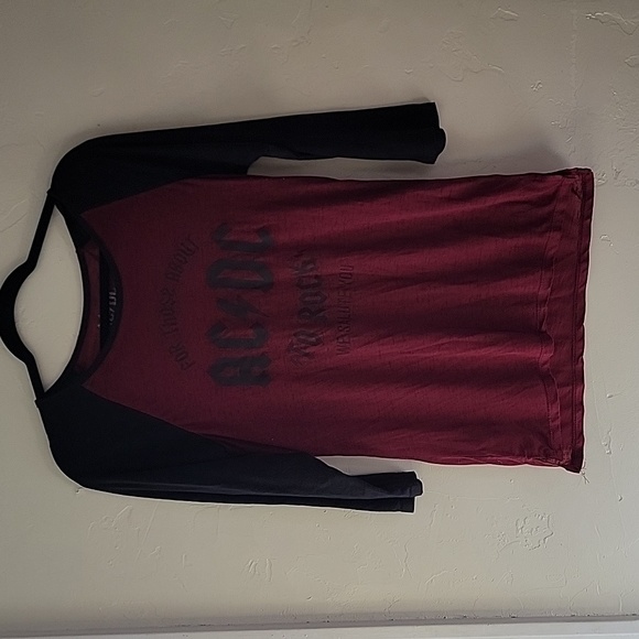 AC/DC | Tops | Ac Dc 34 Sleeve M | Poshmark